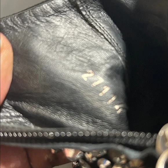 Giuseppe ZANOTTI Spiked Wedge Platform Ankle Boots w Crystal Embellishments! - Picture 6 of 9